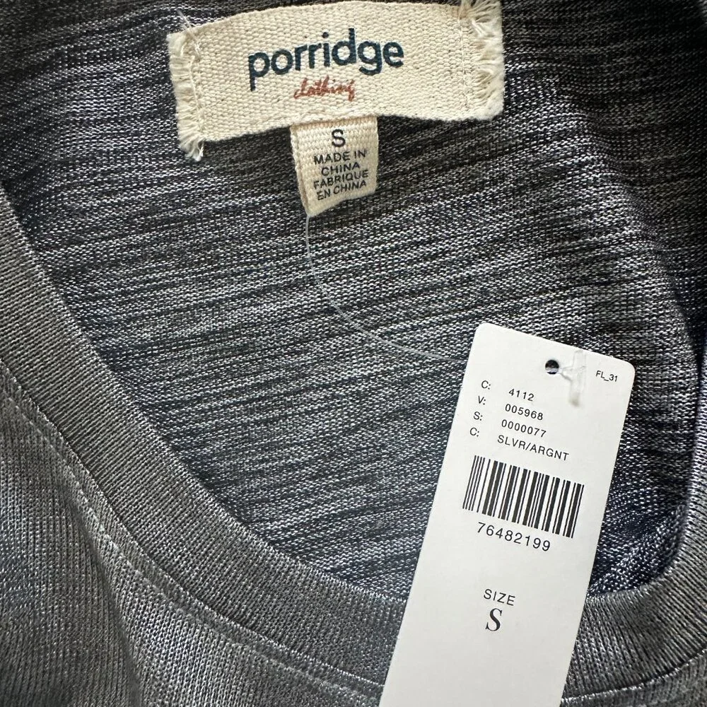 Porridge Metallic Silver Short Sleeve Tee (small) - Picture 5 of 6
